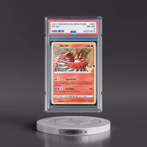 2021 Pokémon Celebrations #001 HO-Oh (PSA 8 NM-MT)