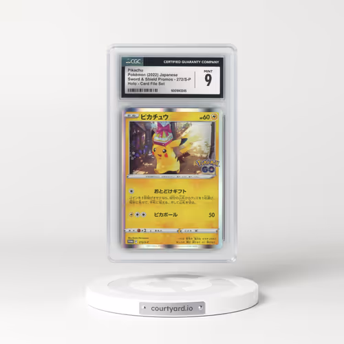 2019 Sword & Shield Promos #272/S-P Pikachu - Holo Card File Set (CGC 9 MINT)