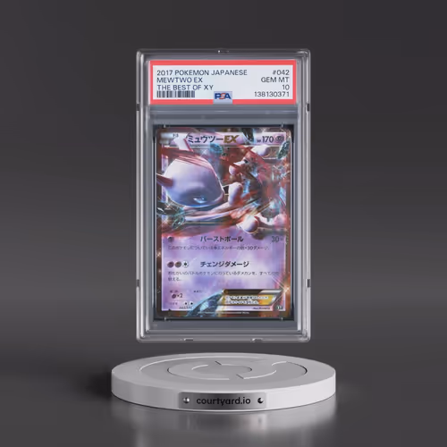 2017 Pokémon the Best of XY #042 Mewtwo EX - Holo (PSA 10 GEM MINT)