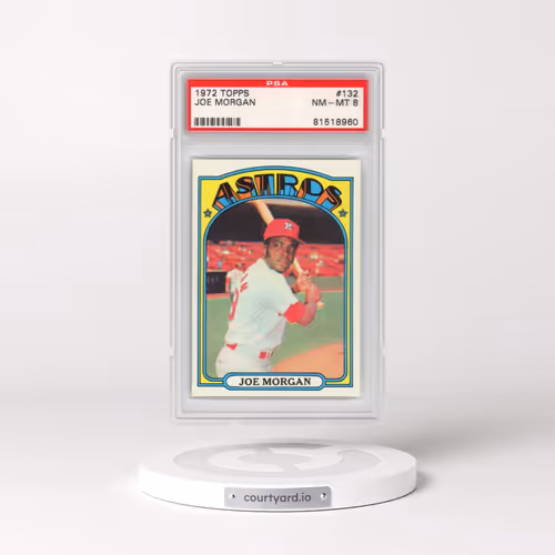 1972 Topps #132 Joe Morgan (PSA 8 NM-MT)