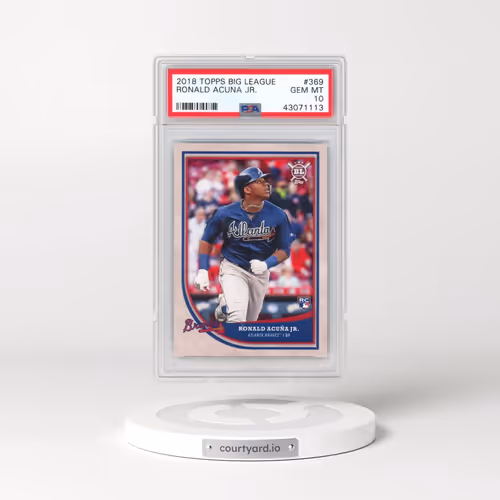 2018 Topps Big League #369 Ronald Acuna Jr. (PSA 10 GEM MINT)