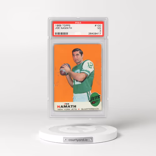 1969 Topps #100 Joe Namath (PSA 3 VG)