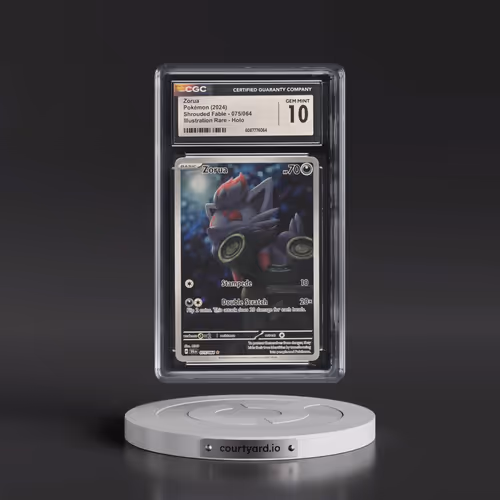 2024 Pokémon Sfa EN-Shrouded Fable #075 Zorua - Illustration Rare (CGC 10 GEM MINT)