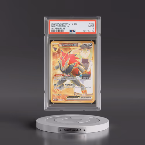 2025 Pokémon Jtg EN-Journey Together #189 N's Zoroark EX - Holo Hyper Rare (PSA 9 MINT)