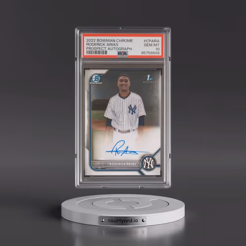 2022 Bowman Chrome Prospect Autographs #CPARA Roderick Arias (PSA 10 GEM MINT)