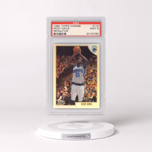 1998 Topps Chrome #118 Ricky Davis - Refractor (PSA 9 MINT)