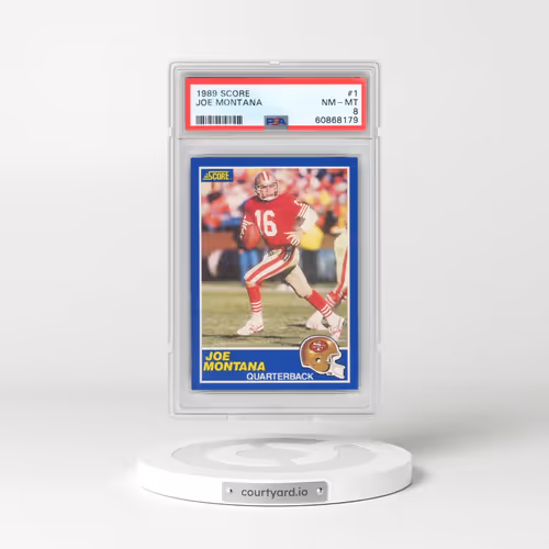 1989 Score #1 Joe Montana (PSA 8 NM-MT)