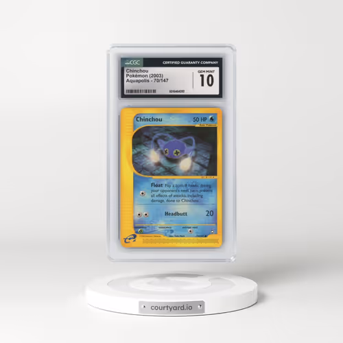 2003 Aquapolis #70/147 Chinchou (CGC 10 GEM MINT)