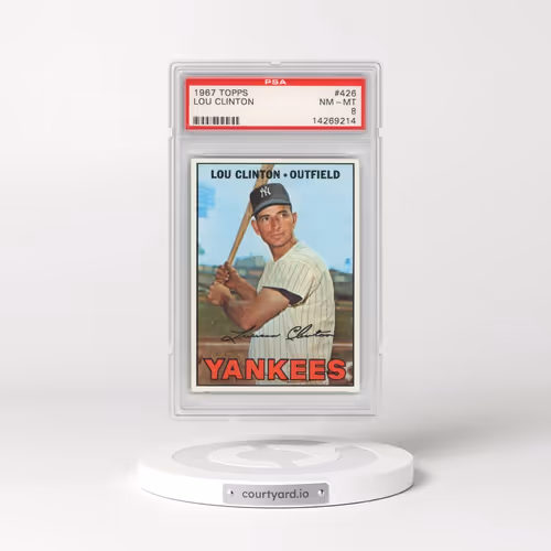1967 Topps #426 Lou Clinton (PSA 8 NM-MT)