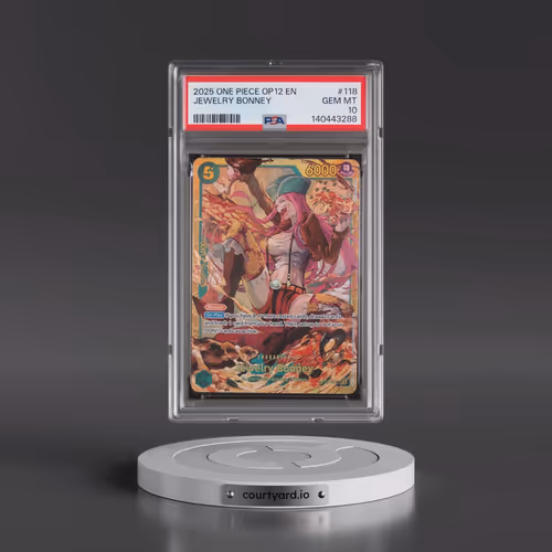 2025 One Piece OP12-Legacy of the Master #118 Jewelry Bonney (PSA 10 GEM MINT)