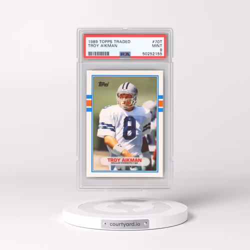 1989 Topps Traded #70T Troy Aikman (PSA 9 MINT)