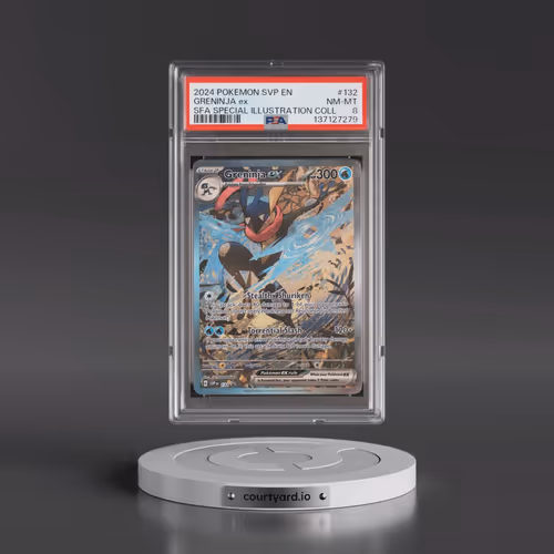 2024 Pokémon Svp EN-SV Black Star Promo #132 Greninja EX - Holo Shrouded Fable Special Illustration