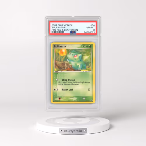 2004 Pokémon EX Fire Red & Leaf Green #54 Bulbasaur (PSA 8 NM-MT)