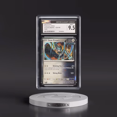 2024 Surging Sparks - SSP EN #132/191 Iron Crown - Holo (CGC 9.5 MINT+)