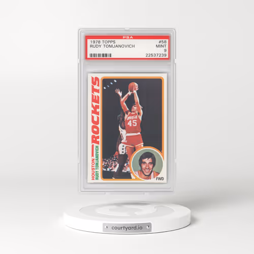 1978 Topps #58 Rudy Tomjanovich (PSA 9 MINT)