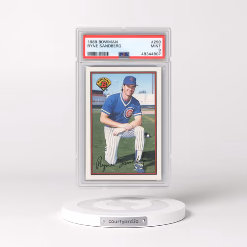 1989 Bowman #290 Ryne Sandberg (PSA 9 MINT)