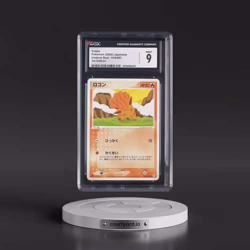 2004 Undone Seal #016/083 Vulpix - 1st Edition (CGC 9 MINT)
