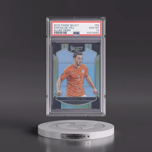 2016 Panini Select #69 Stefan de Vrij - Silver Prizm (PSA 10 GEM MINT)