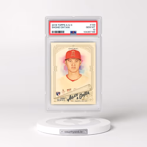 2018 Topps Allen & Ginter #100 Shohei Ohtani (PSA 10 GEM MINT)