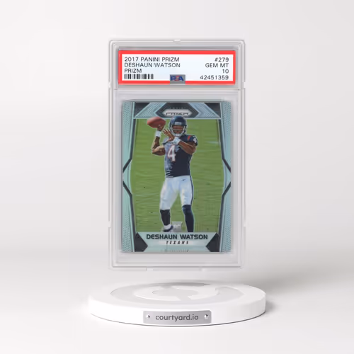 2017 Panini Prizm #279 Deshaun Watson - Prizm (PSA 10 GEM MINT)