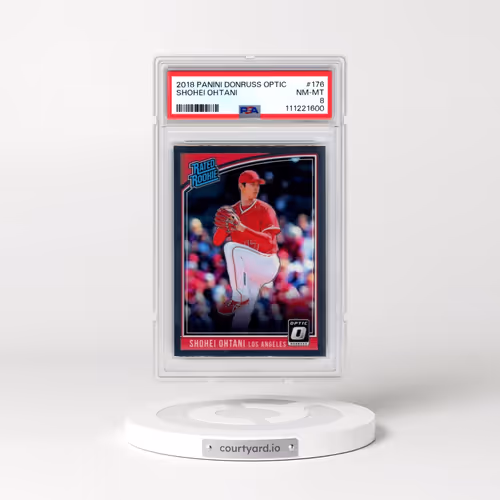 2018 Panini Donruss Optic #176 Shohei Ohtani (PSA 8 NM-MT)
