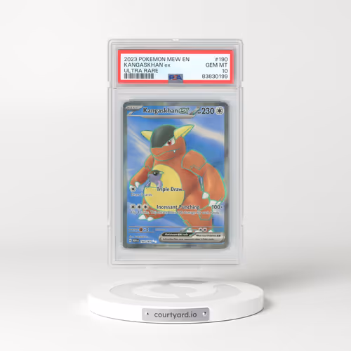 2023 Pokémon Mew EN-151 #190 Kangaskhan EX - Holo Ultra Rare (PSA 10 GEM MINT)