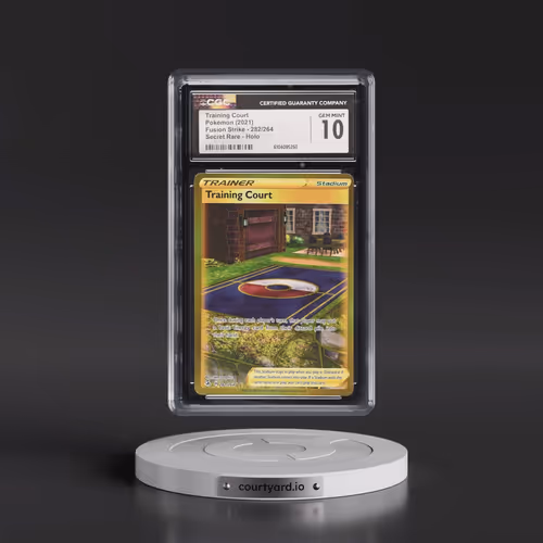 2019 Fusion Strike #282/264 Training Court - Secret Rare Holo (CGC 10 GEM MINT)