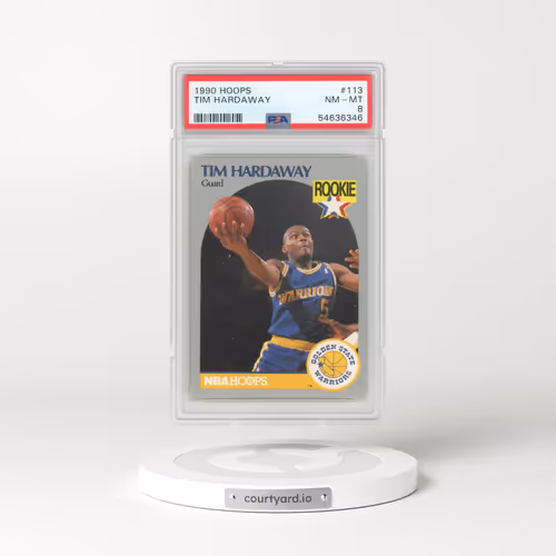 1990 Hoops #113 Tim Hardaway (PSA 8 NM-MT)