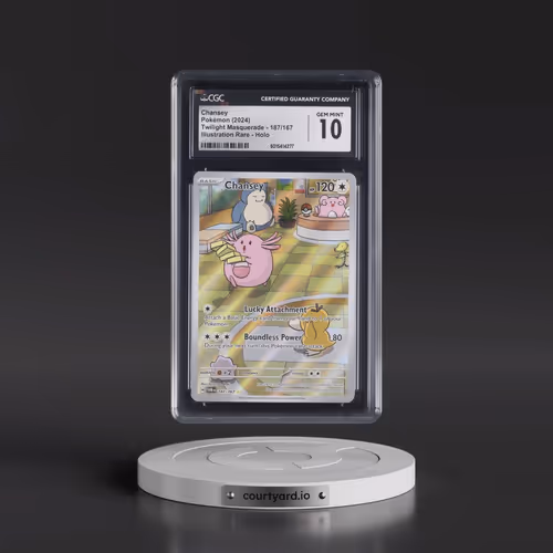2024 Twilight Masquerade - TWM EN #187/167 Chansey - Illustration Rare Holo (CGC 10 GEM MINT)