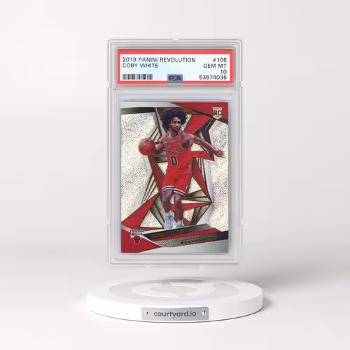 2019 Panini Revolution #106 Coby White (PSA 10 GEM MINT)