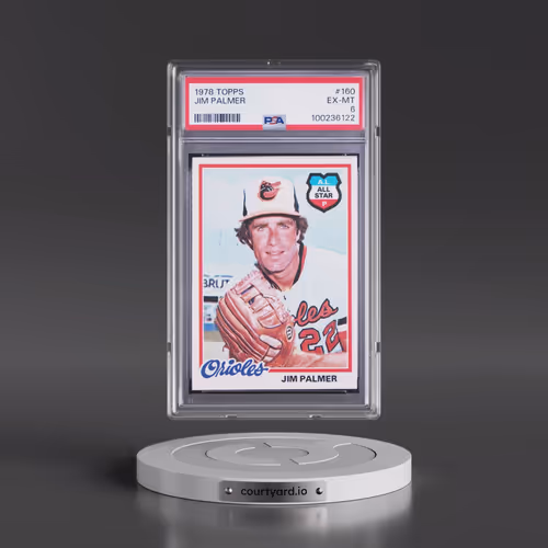 1978 Topps #160 Jim Palmer (PSA 6 EX-MT)