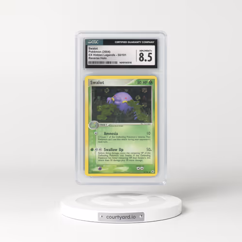 2004 EX Hidden Legends #50/101 Swalot - Reverse Holo (CGC 8.5 NM-MT+)