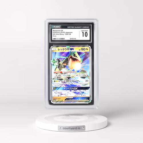 2018 Pokémon Sun & Moon Ultra Shiny GX #098 Rayquaza GX - Holo (CGC 10 GEM MINT)