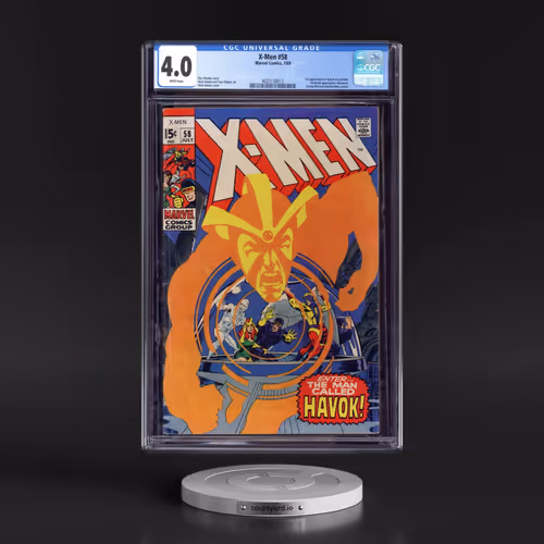 X-Men #58 CGC 4.0 White Pages (Marvel Comics, 7/69)