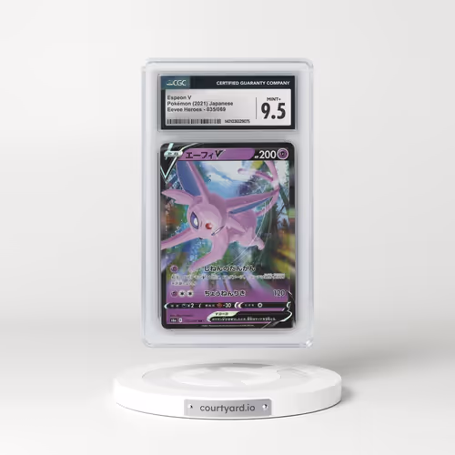 2021 Eevee Heroes #035/069 Espeon V - Holo (CGC 9.5 MINT+)