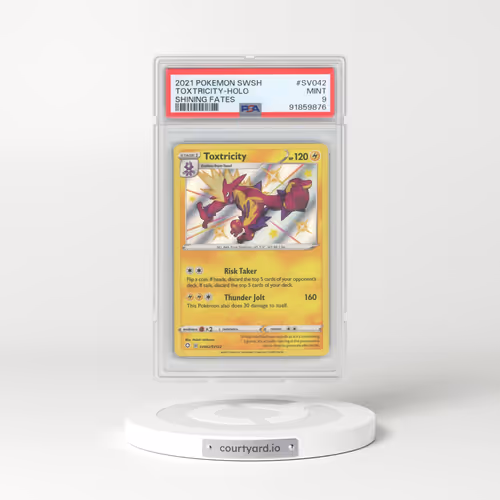 2021 Shining Fates #SV042 Toxtricity - Holo (PSA 9 MINT)