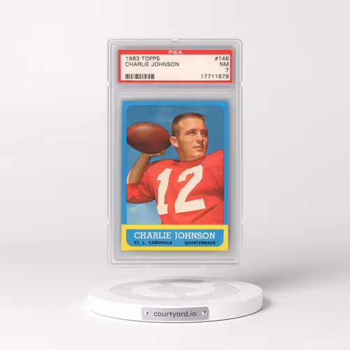1963 Topps #146 Charlie Johnson (PSA 7 NM)