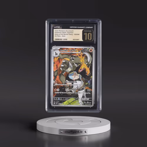 2025 Glory of the Rocket Gang - sv10 #100/098 Team Rocket's Houndoom - Art Rare Holo (CGC 10 PRISTIN