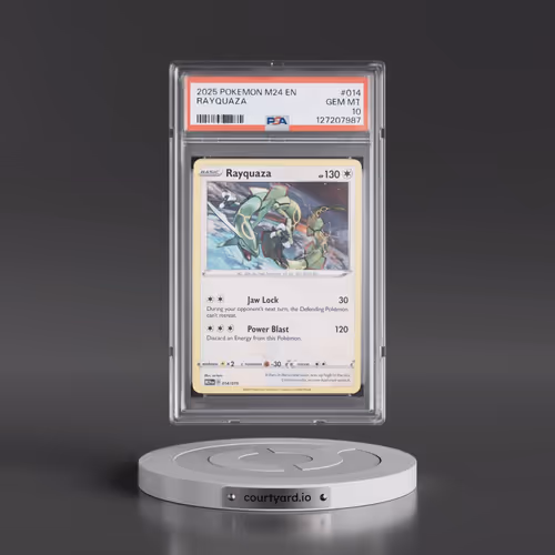 2025 Pokémon M24 EN-Mcdonald's Collection #014 Rayquaza (PSA 10 GEM MINT)