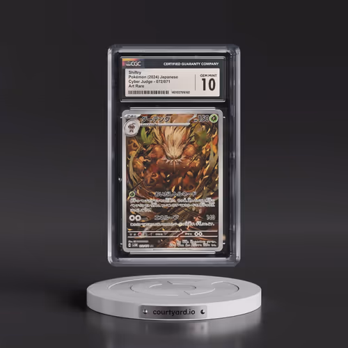 2024 Pokémon Sv5m-Cyber Judge #072 Shiftry - Art Rare (CGC 10 GEM MINT)