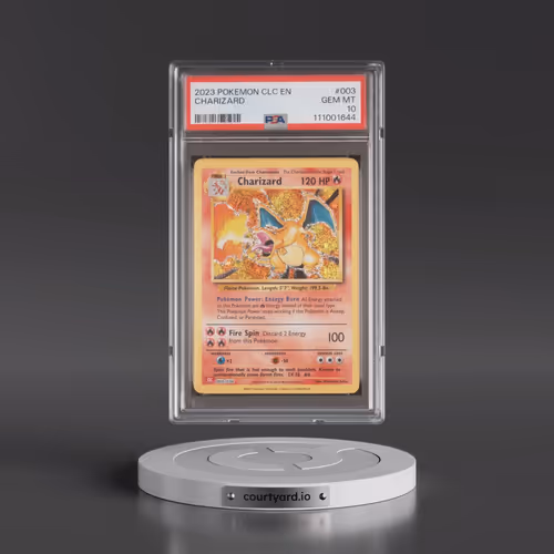 2023 Pokémon Clc-Trading Card Game Classic Charizard & HO-Oh EX Deck #003 Charizard (PSA 10 GEM MINT