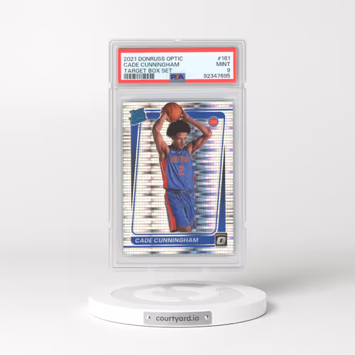 2021 Panini Donruss Optic #161 Cade Cunningham - Target Box Set (PSA 9 MINT)