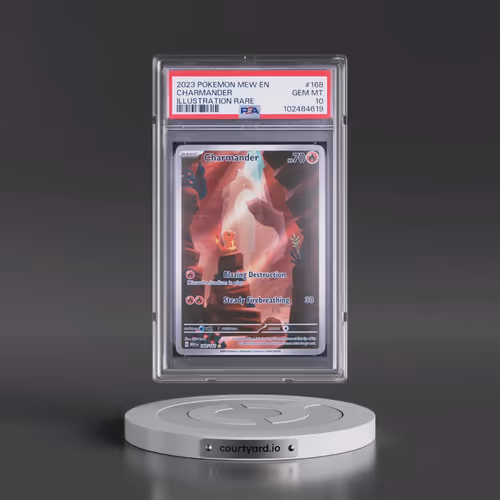 2023 Pokémon Mew EN-151 #168 Charmander - Illustration Rare (PSA 10 GEM MINT)