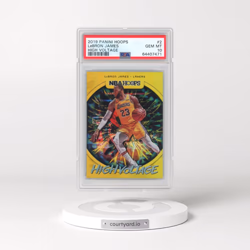 2019 Panini Hoops High Voltage #2 LeBron James (PSA 10 GEM MINT)