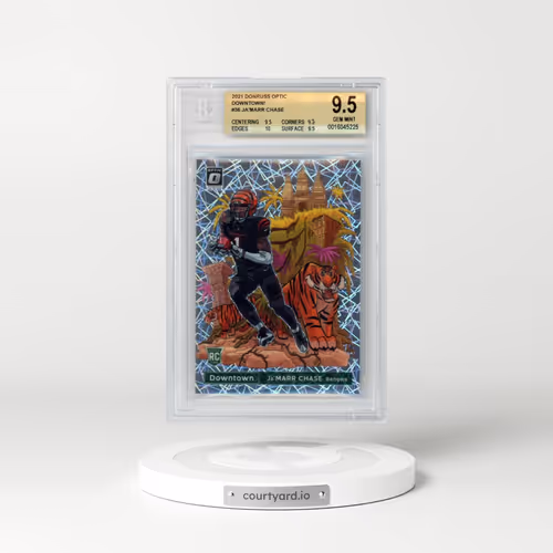 2021 Panini Donruss Optic Downtown #DT36 JA'Marr Chase (BGS 9.5 GEM MINT)