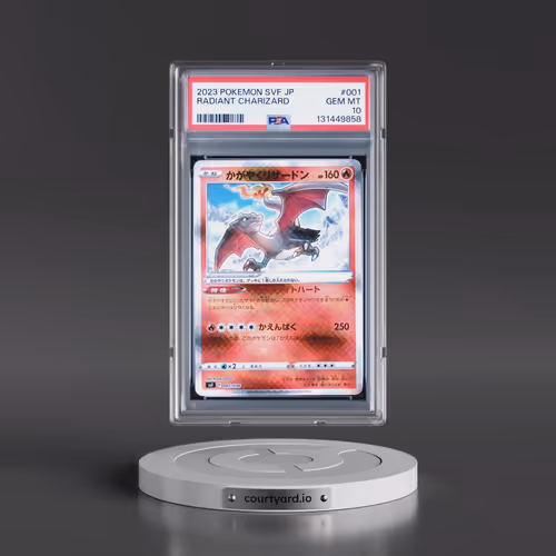 2023 Pokémon Svf-Ruler of the Black Flame Deck Build Box #001 Radiant Charizard - Holo (PSA 10 GEM M