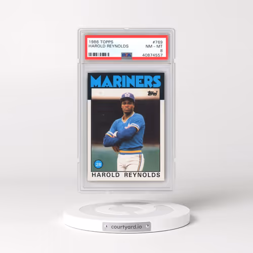 1986 Topps #769 Harold Reynolds (PSA 8 NM-MT)