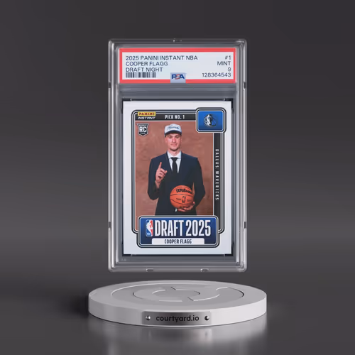 2025 Panini Instant NBA Draft Night #1 Cooper Flagg (PSA 9 MINT)