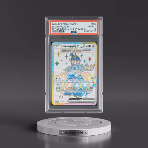 2024 Pokémon Svp EN-SV Black Star Promo #165 Terapagos EX - Holo Terapagos EX Ultra-Premium Collecti