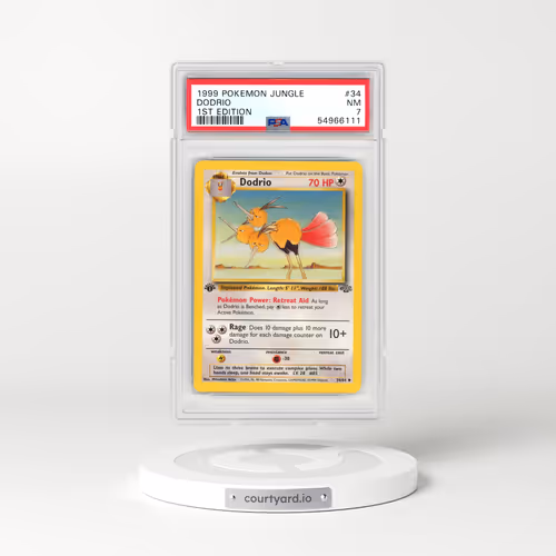 1999 Pokémon Jungle #34 Dodrio - 1st Edition (PSA 7 NM)